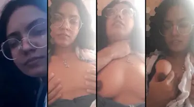 Indian Chasmish GF Blowjob in Restaurant