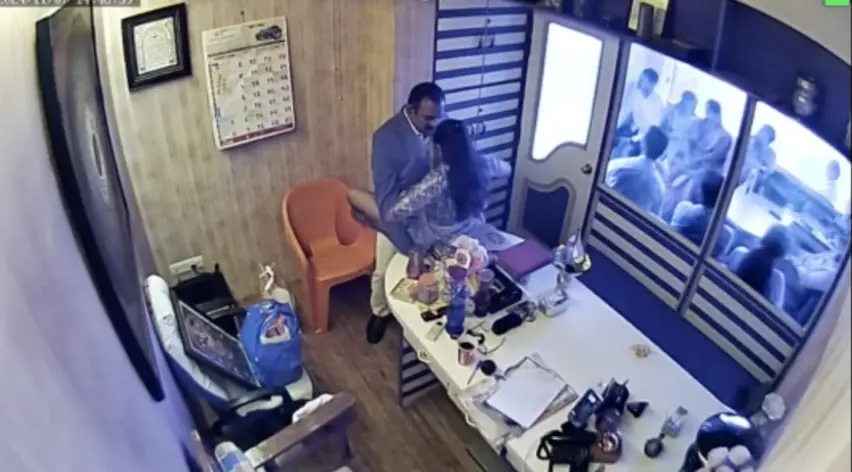 Nashik Astrologer Part 4 Teen Office Kissing & Fucking CCTV Video