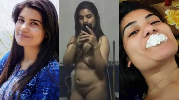 Desi College Girlfriend Mirror Selfie Fingering Pussy Video