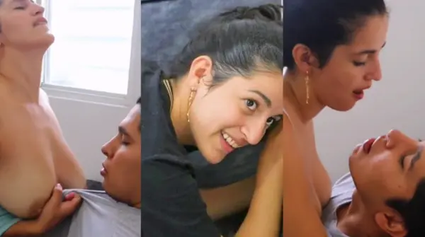 Horny Young Babe Giving Blowjob and Fucking Video