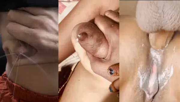 Milky Boobs Wife Creampie Anal Fucking Video
